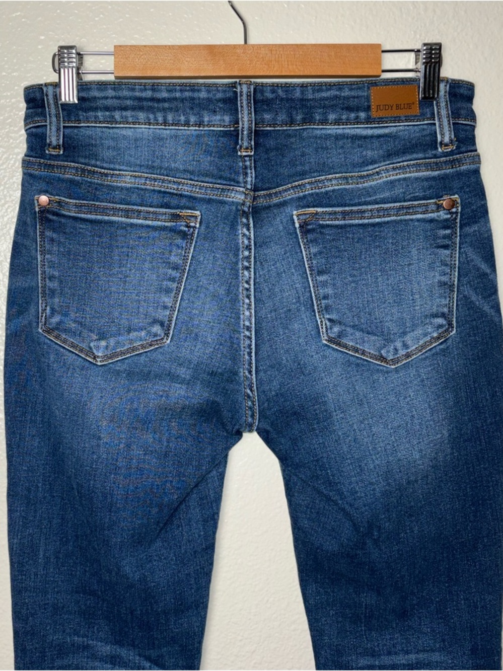 Judy Blue Bristol Sienna Handsand Skinny Jeans Medium Wash Woman's 9 JB82106MD - Picture 13 of 16